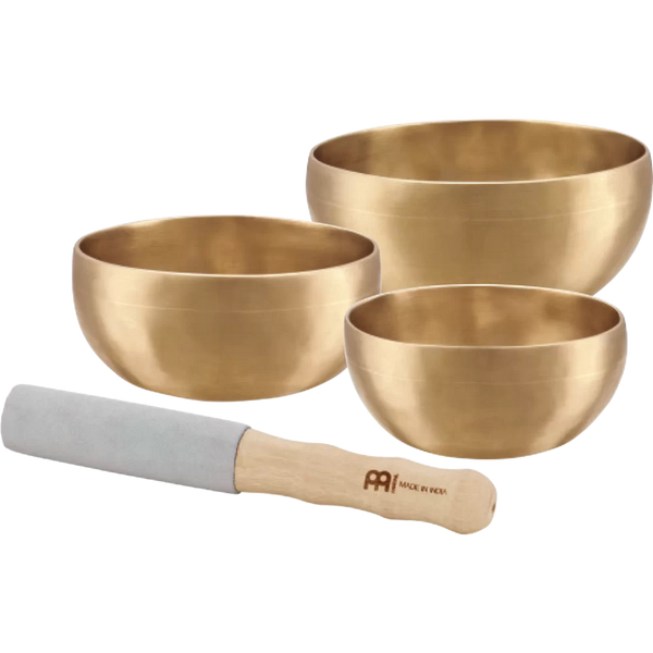 Set di 3 Campane Tibetane in Bronzo, serie "Universal"; 500/700/750 gr.