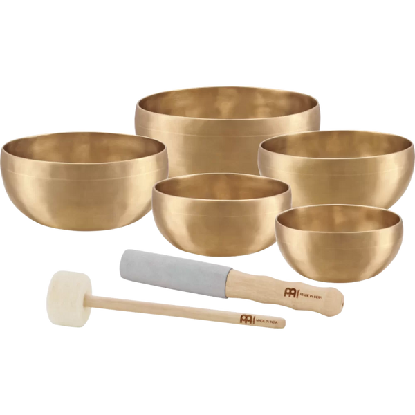 Set di 5 Campane Tibetane in Bronzo, serie "Universal"; 400/500/600/700/750 gr.