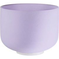 8" Brow Chakra Amethyst Crystal Singing Bowl, SI Note